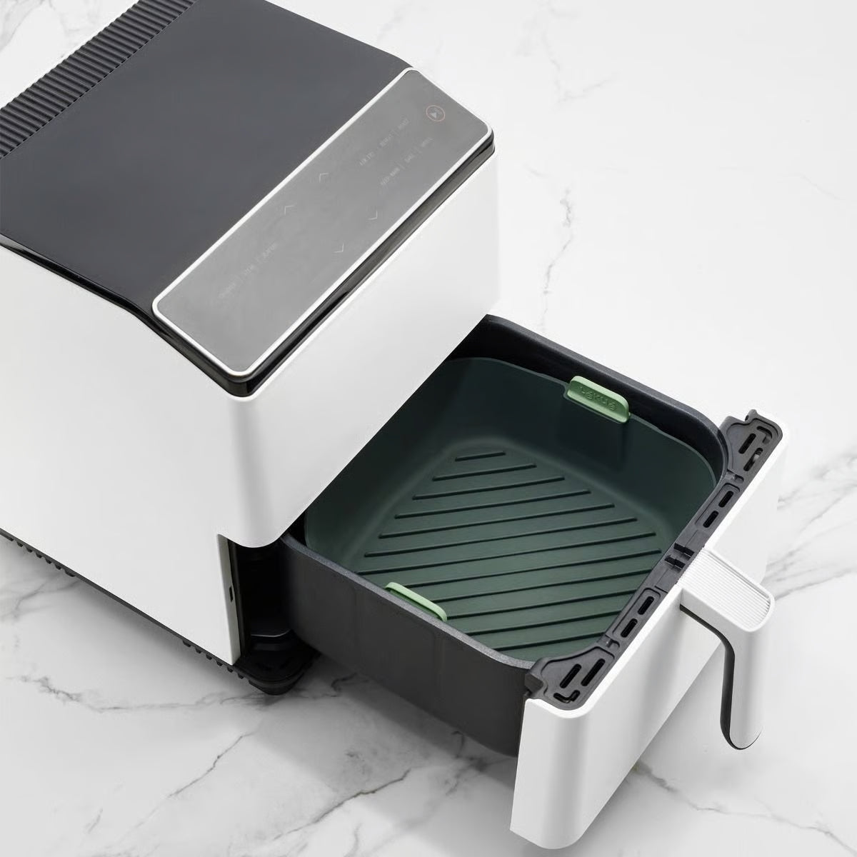 AIR FRYER BASKET L 23 X 23 H 8,5 CM, SILICONE