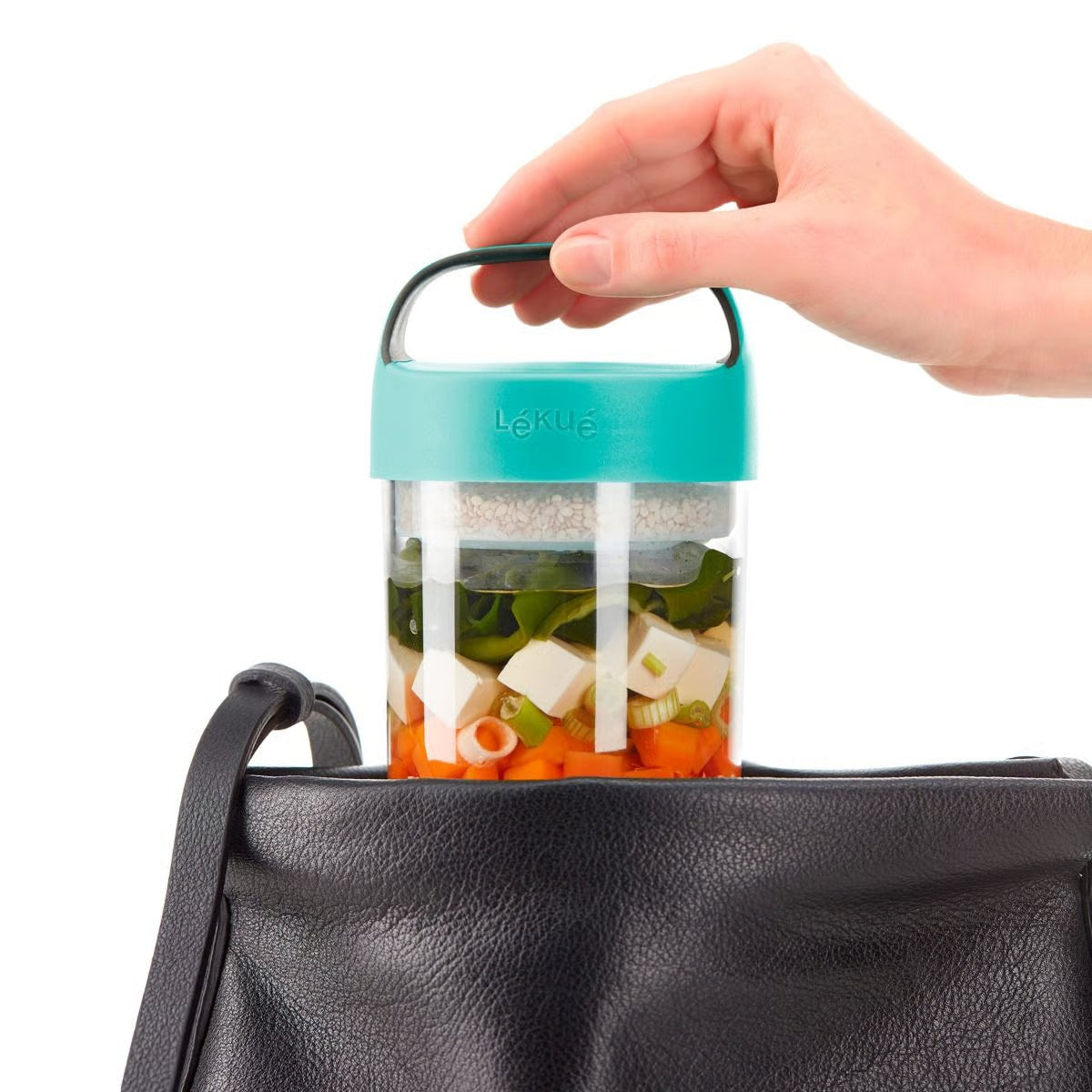 TO GO UZKODU KĀRBA 0,6 L, TIRKĪZA; PLASTMASA