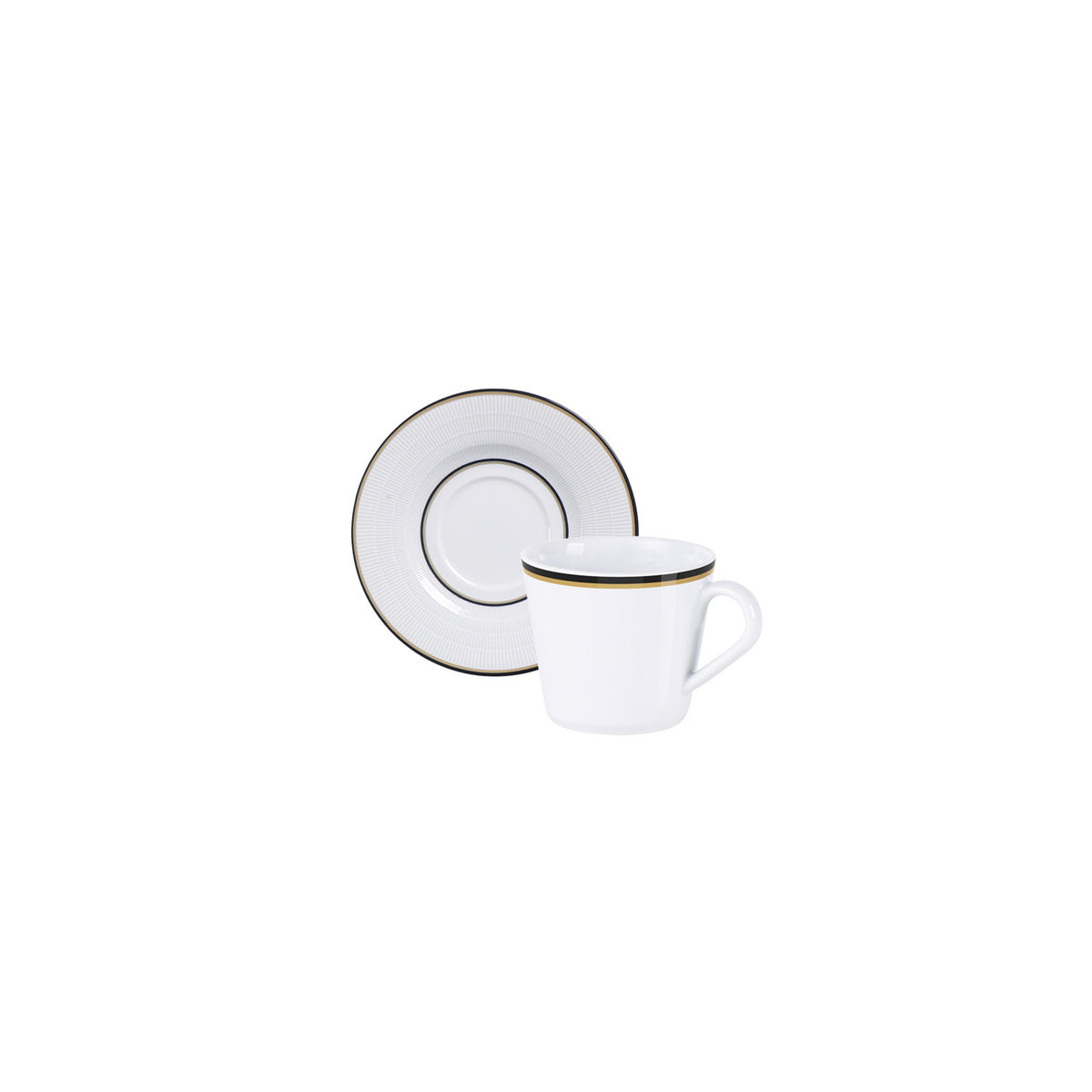 SIENNA TASE AR APAKŠTASI 185ML, PORCELĀNS