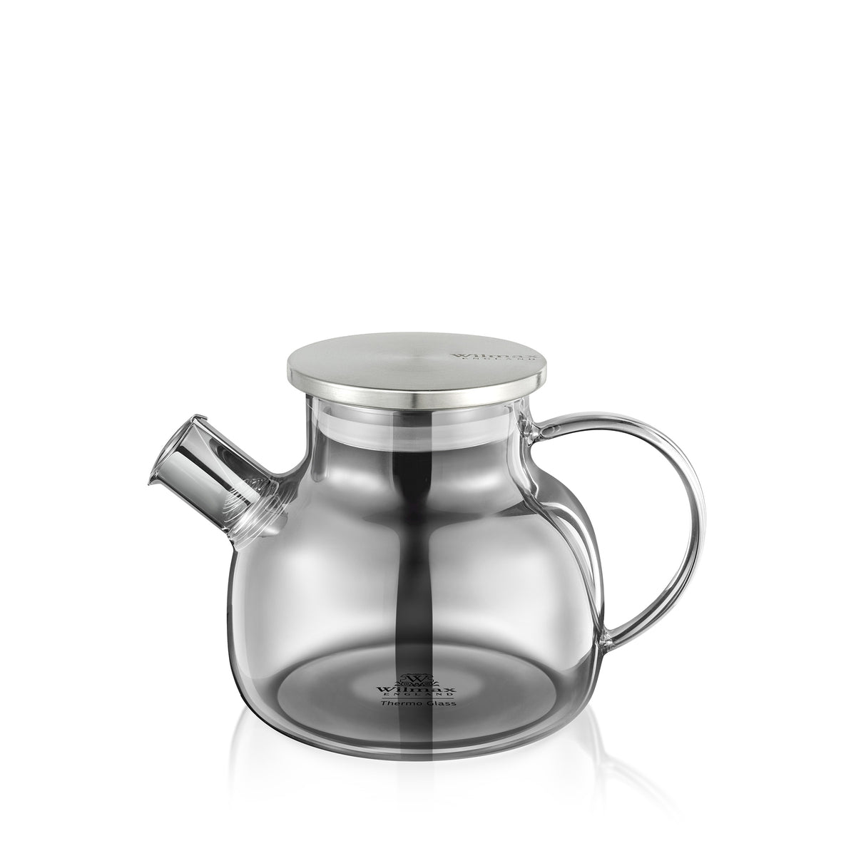TĒJKANNA PELĒKA 950 ML AR METĀLA VĀCIŅU, STIKLS, N/T