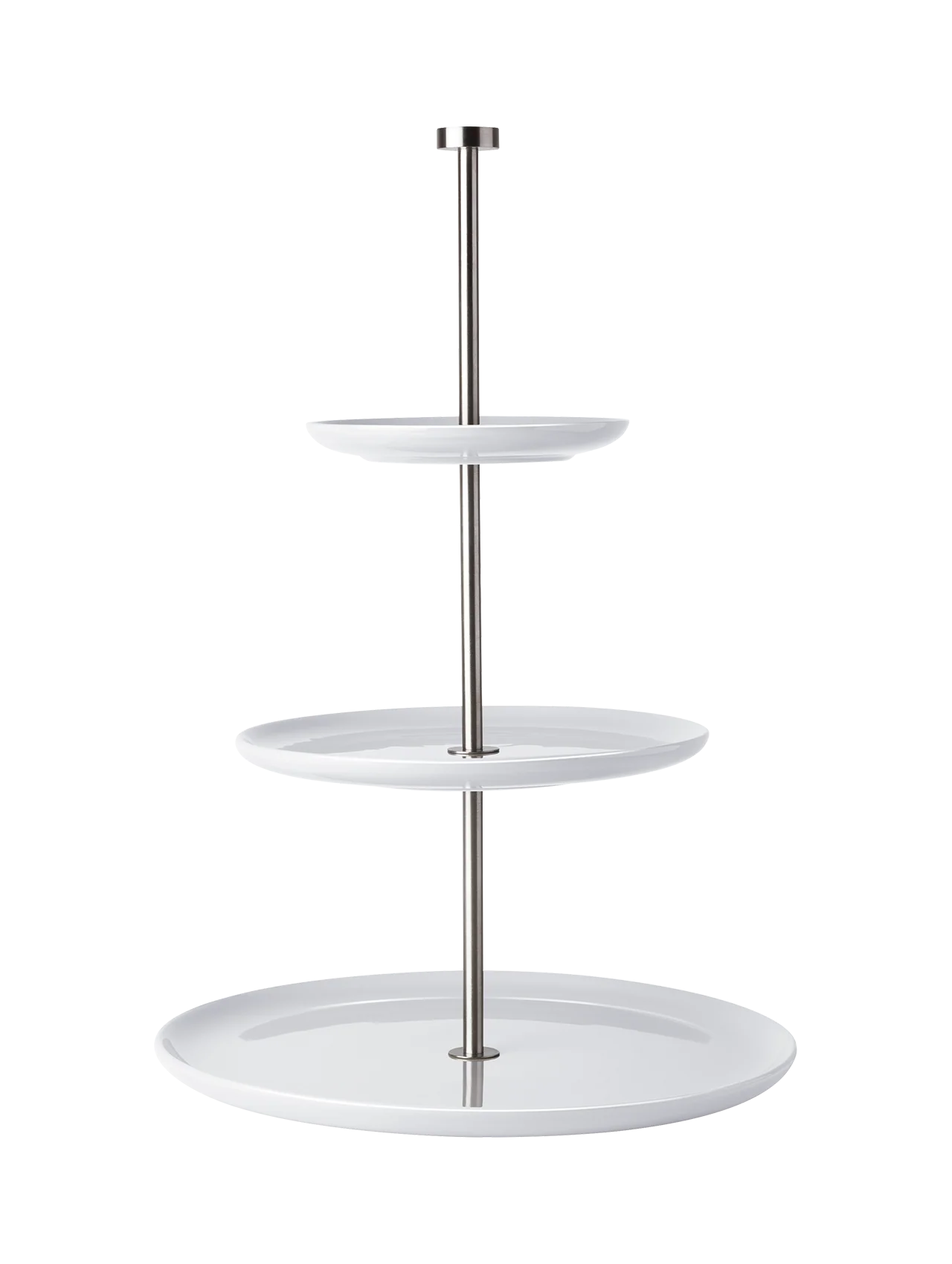 БОЛЬШАЯ ЭТАЖЕРКА, D.41/ 28/ 20/14,5CM, H. 61CM, ФАРФОР