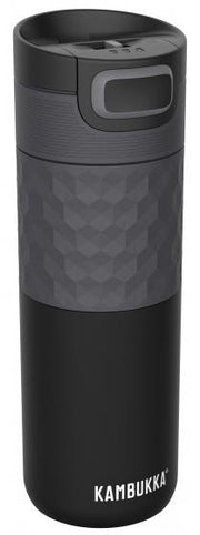 TNA GRIP TERMOKRŪZE 500ML AR SILIKONA JOSLU, MELNA, N/T