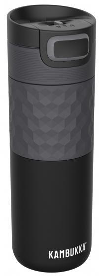 TNA GRIP TERMOKRŪZE 500ML AR SILIKONA JOSLU, MELNA, N/T