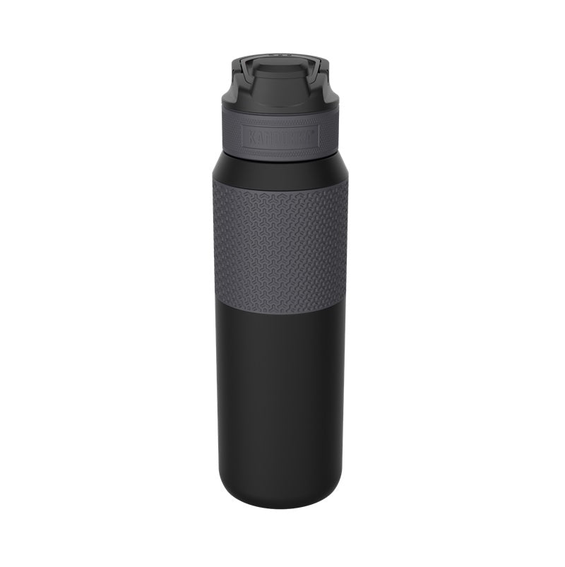 LTON INSULATED ŪDENSPUDELE 1000ML AR SILIKONA JOSLU, MELNA, N/T