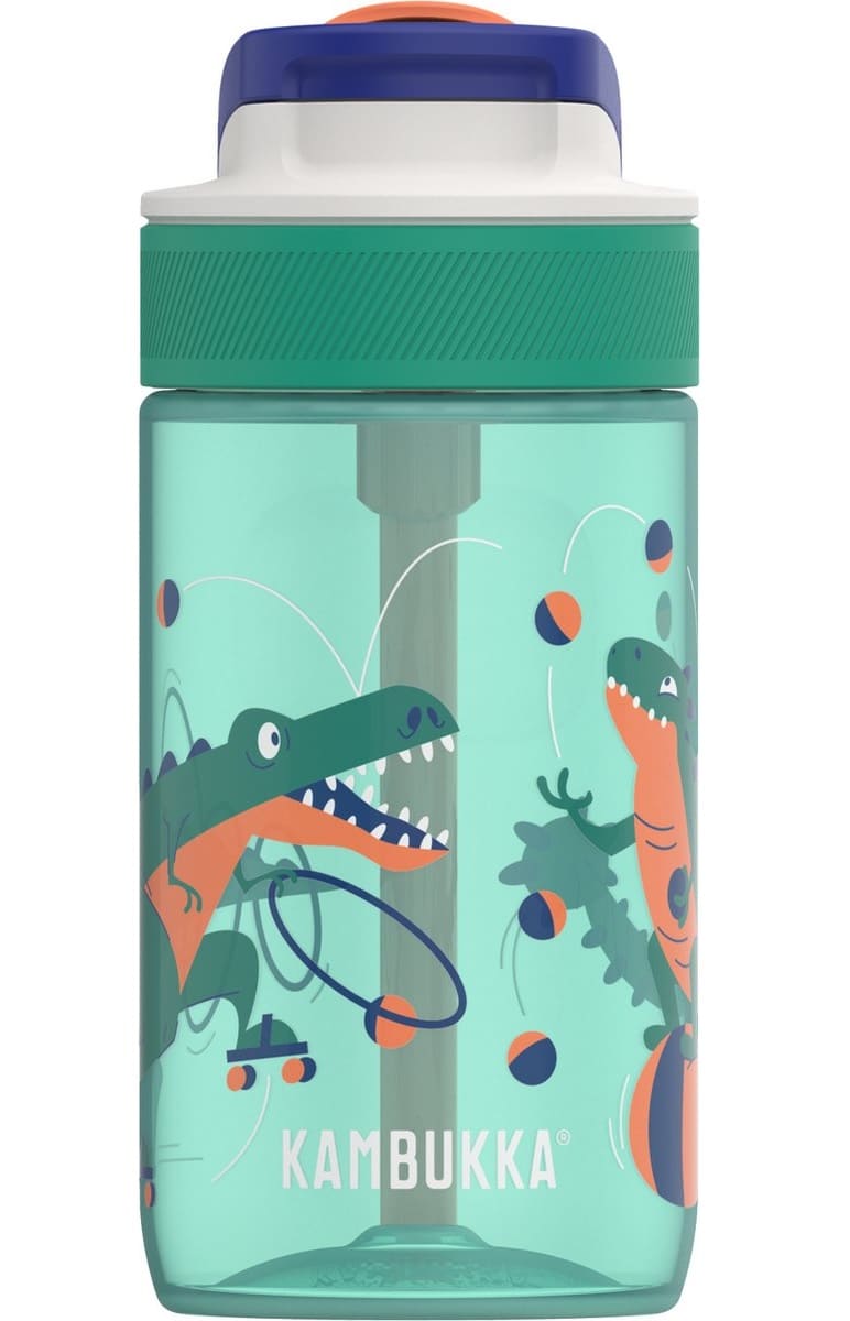 LAGOON ŪDENS PUDELE BĒRNIEM 400ML, DINO TRIKI, PLASTMASA