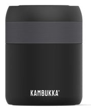 BORA ĒDIENU TERMOSS 600ML, MATĒTS, MELNS