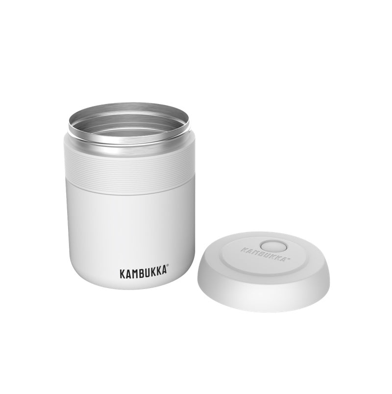 BORA ĒDIENU TERMOSS 600ML, MATĒTS, PIENA BALTS