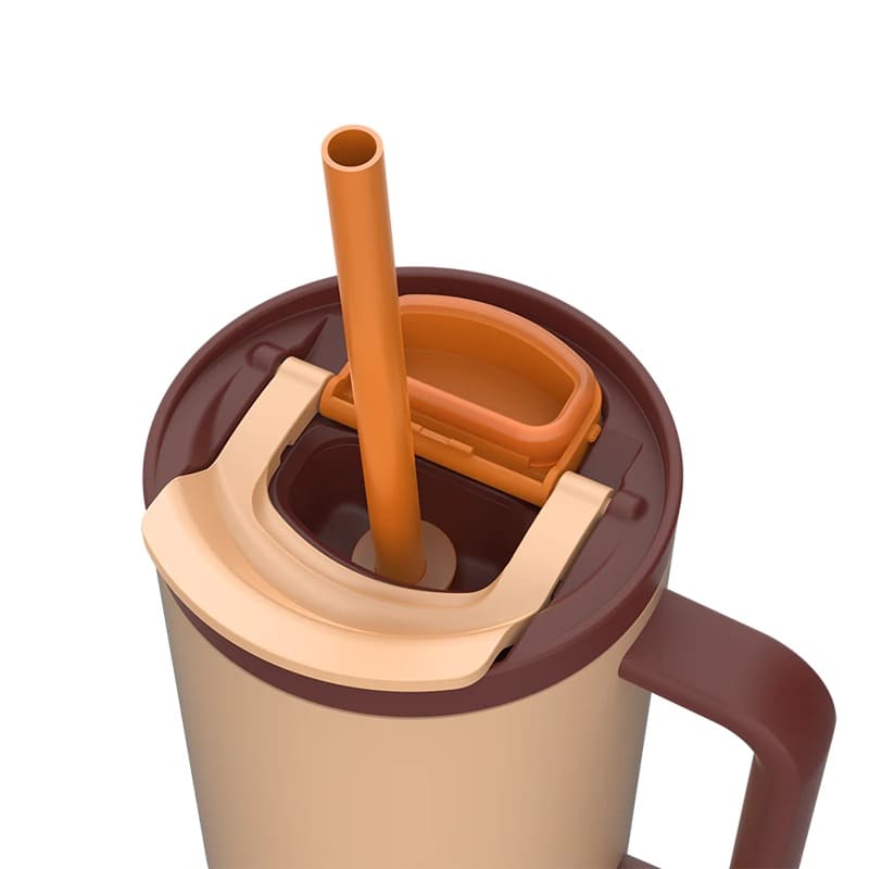 RIO TERMOKRŪZE AR ROKTURI 950ML, LATTE KRĀSĀ