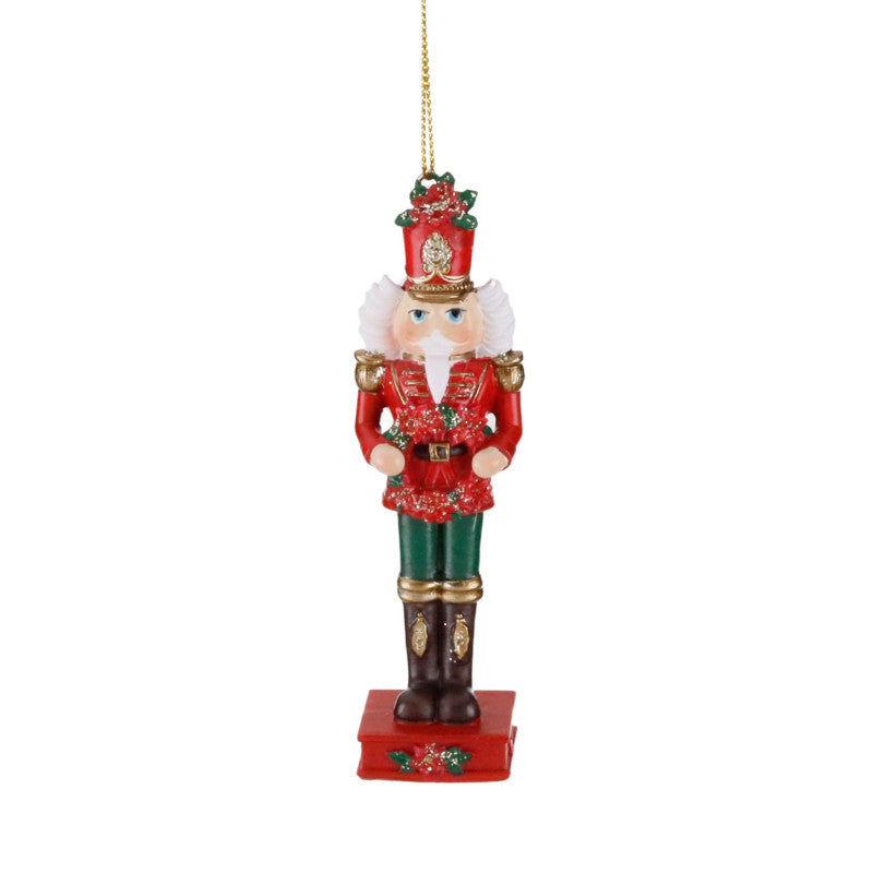 GĻU ROTĀJUMS - RIEKSTKODIS 10.5CM, SARKANS/ZAĻŠ, POLIREZĪNS