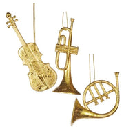 GĻU ROTĀJUMS - MŪZIKAS INSTRUMENTS 10CM, 3 VEIDI, ZELTA KR.,