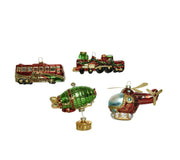 GĻU ROTĀJUMS - TRANSPORTS 5X4X14CM, 4 VEIDI, ASORTĒTAS KR., STIKLS