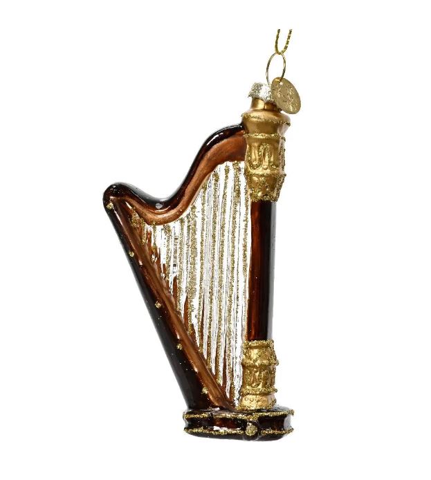 GĻU ROTĀJUMS - ARFA 2X1X9CM, BRŪNA/ZELTA KR., STIKLS