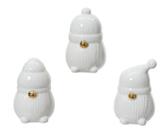 FIGŪRA-RŪĶIS H7.5CM 3 VEIDI, BALTS, PORCELĀNS