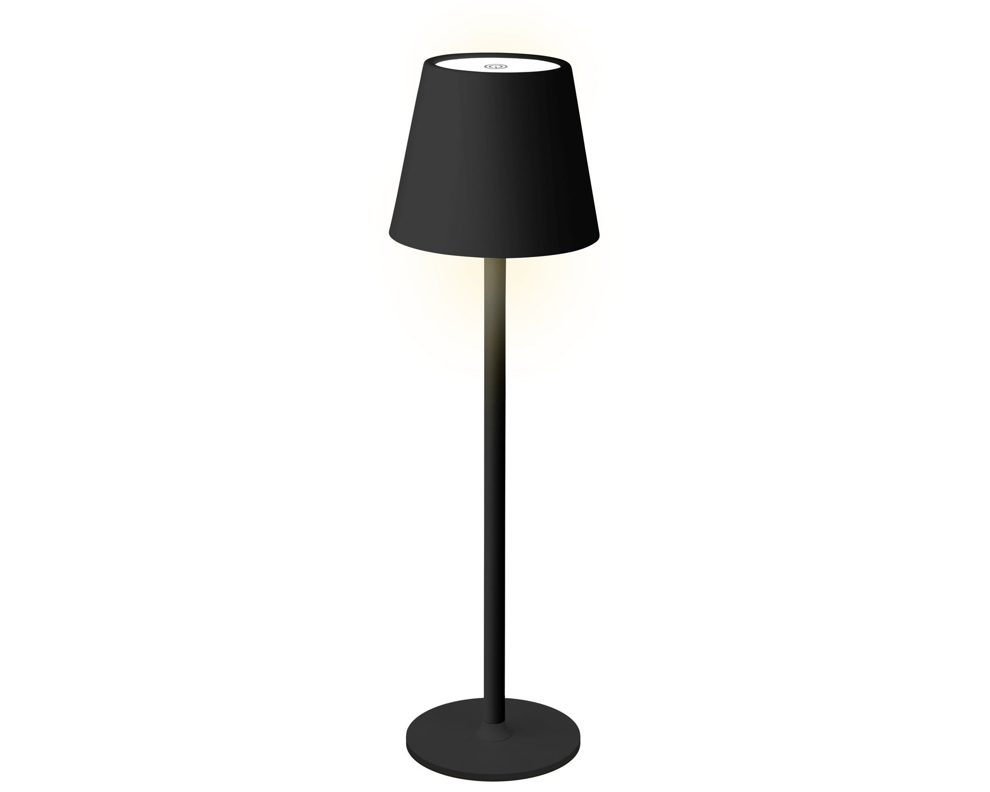 LUMINEO LED ĀRA LAMPA D11/H37CM, BEZVADU, MELNA, METĀLS