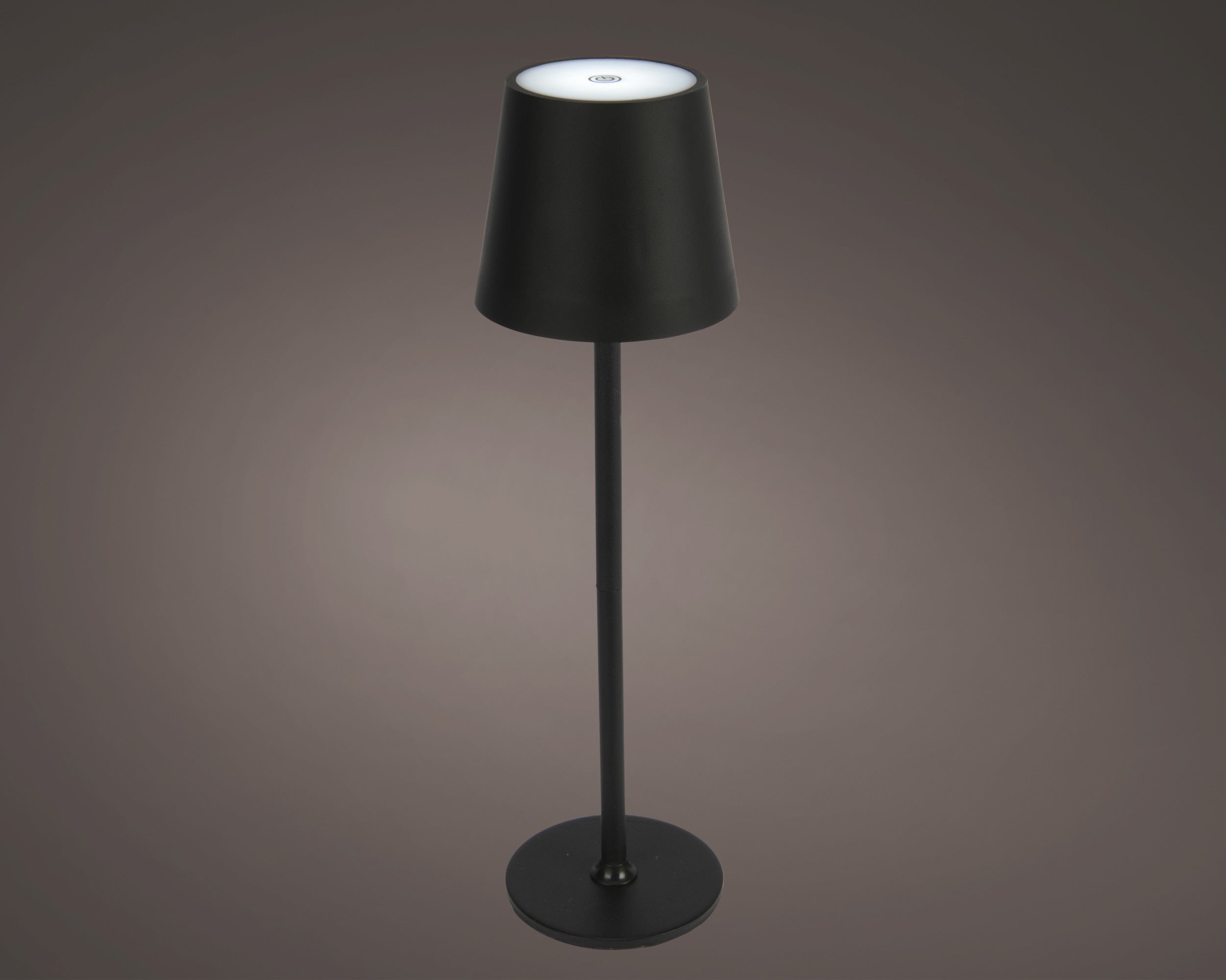 LUMINEO LED ĀRA LAMPA D11/H37CM, BEZVADU, MELNA, METĀLS
