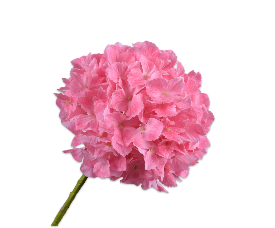HYDRANGEA, ARTIFICIAL FLOWER, DARK PINK, 64CM
