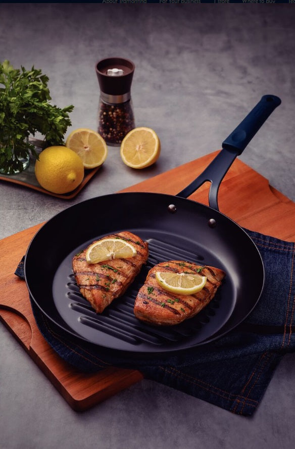 PROFESSIONAL GRILPANNA 30CM, TĒRAUDA, INDUKCIJAI