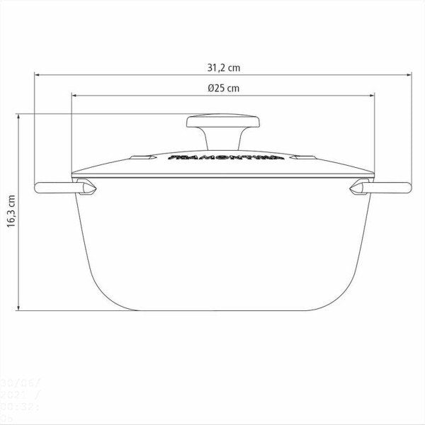 TRENTO KATLS 24CM, 4L, INDUKCIJAI