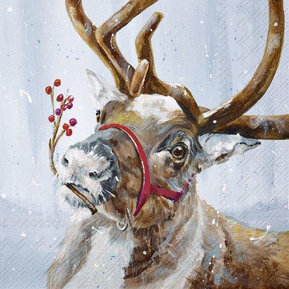 SAM IN THE SNOW SALVETES 25x25CM 20GAB, PAPĪRS