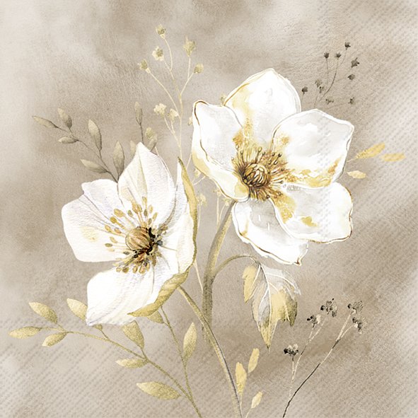 GOLDEN GALA SALVETES 33 X33 CM 20GAB, PAPĪRS