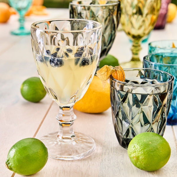 BASIC VĪNA GLĀZE 25CL UZ KĀJAS, CAURSPĪDĪGA, STIKLS
