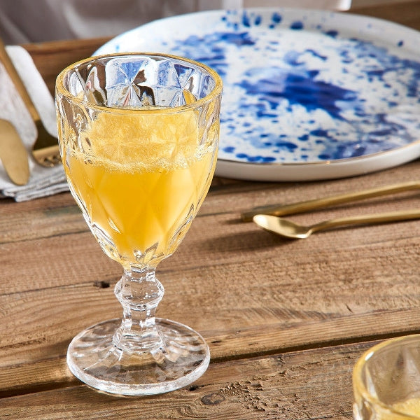 BASIC VĪNA GLĀZE 25CL UZ KĀJAS, CAURSPĪDĪGA, STIKLS