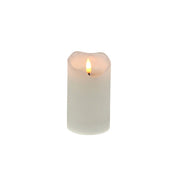 LED SVECE 7.5X12.5CM, AR TAIMERI, 3 AAA BAT., BALTA, PLASTMASA