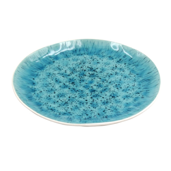 AQUAMARIN ŠĶĪVIS D27.5CM, BALTA/TIRKĪZA KR., PORCELĀNS