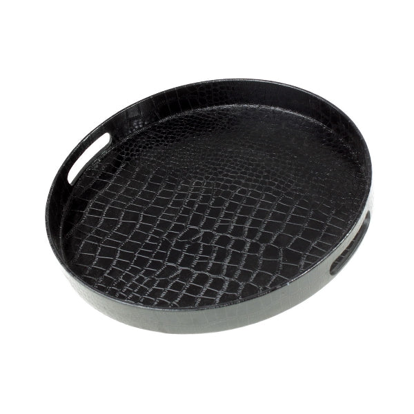 SNAKE LOOK PAPLĀTE D32.5CM, MELNA, PLASTMASA