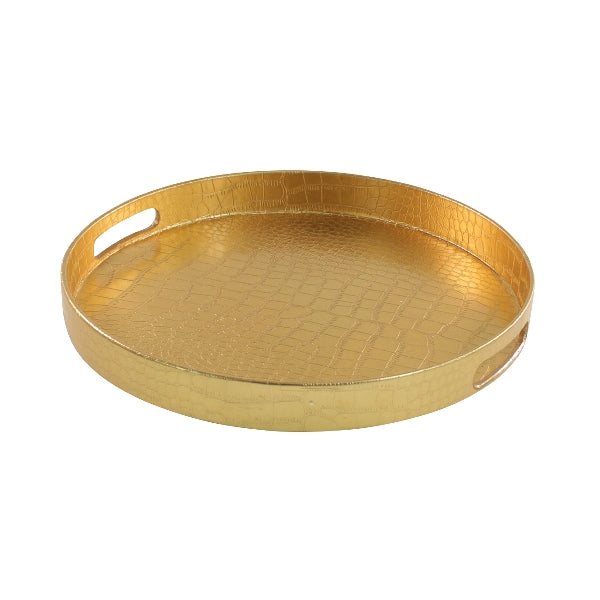 SNAKE LOOK PAPLĀTE D32.5CM, ZELTA KR., PLASTMASA