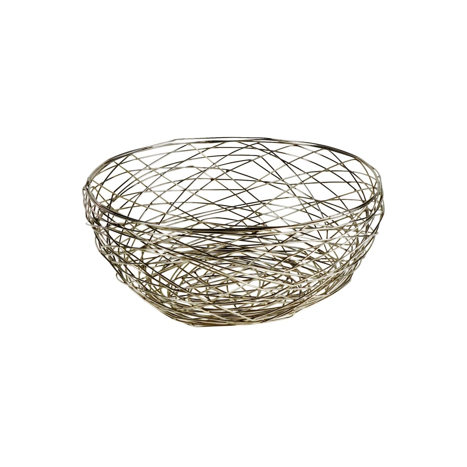 DEKORATĪVA BĻODA 26x12CM, PINUMS, SUDRABA KR., METĀLS