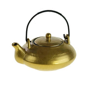 ASSAM TĒJKANNA 18x15x8.5cm, ZELTA KR., PORCELĀNS