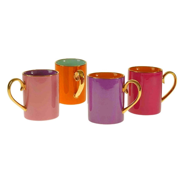 FANCY COLORS KRŪZE 350ML, 11.5x10cm, 4 VEIDI, KRĀSAINAS, PORCELĀNS