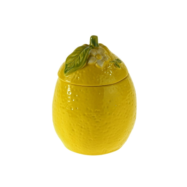 CITRON SALDUMU TRAUKS H15.5/D11CM, AR VĀCIŅU, DZELTENS, KERAMIKA