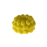 LEMON SVEČTURIS 12x12x8cm, DZELTENS, KERAMIKA