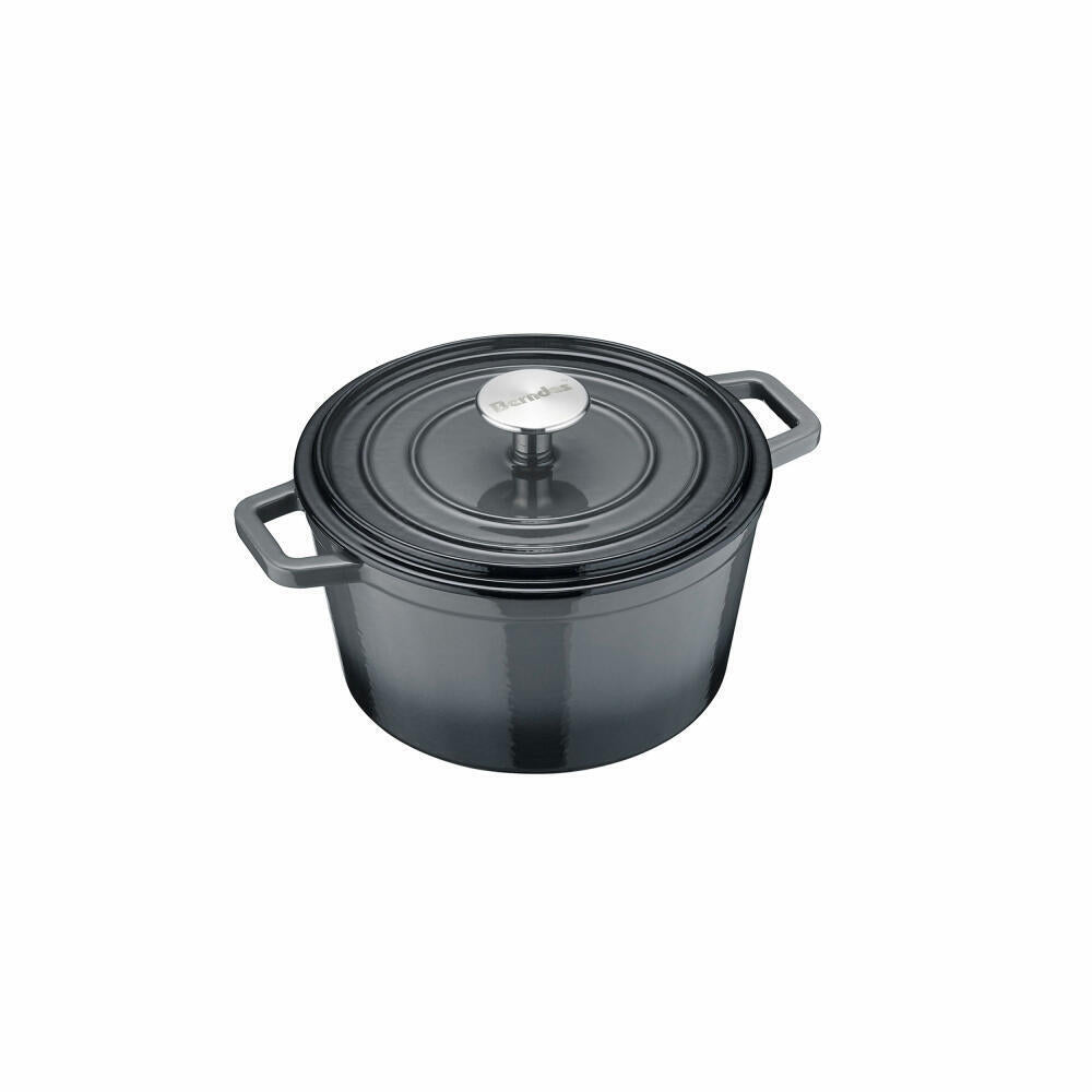 B.IRON KATLS 20CM, 2.5L, MELNS, ČUGUNS
