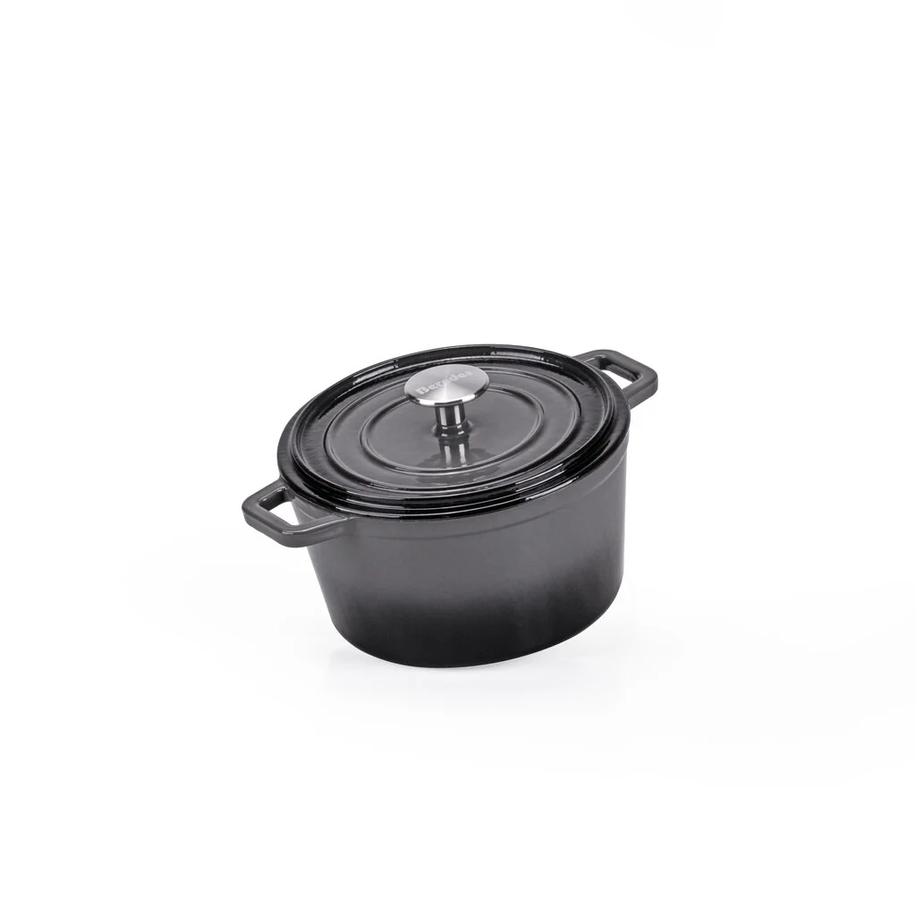 B.IRON KATLS 20CM, 2.5L, MELNS, ČUGUNS