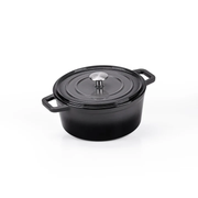 B.IRON KATLS 24CM, 3.75L, MELNS, ČUGUNS