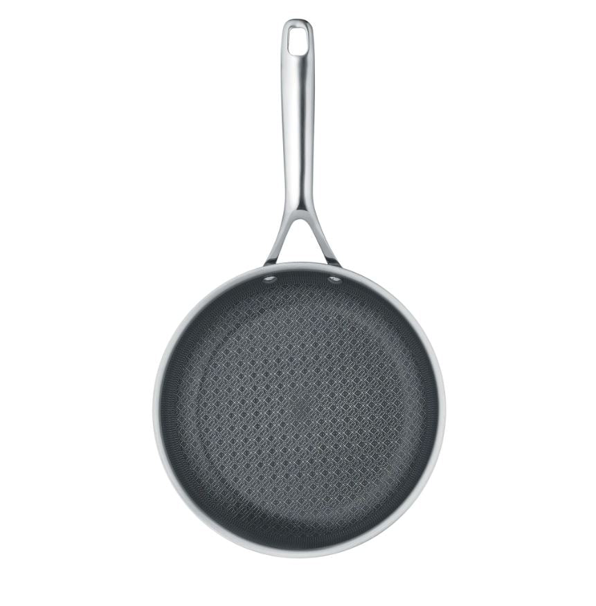 HYBRID-X PANNA 24CM, SUDRABA KR., NER.TĒR./ALUMĪNIJS, INDUKCIJA