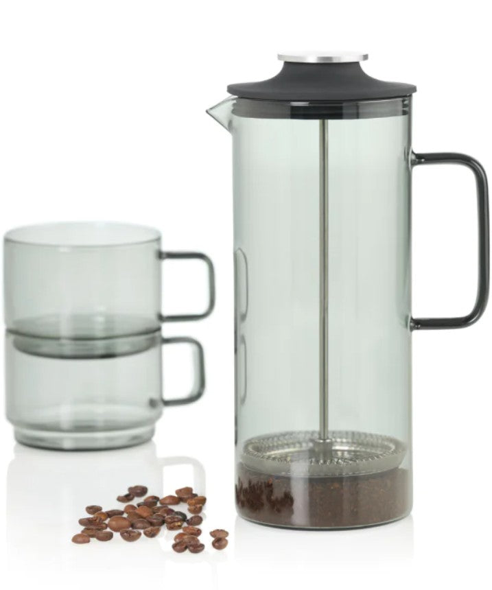 IMPACT KAFIJAS PRESE 1L, H23CM, NER.TĒR./STIKLS
