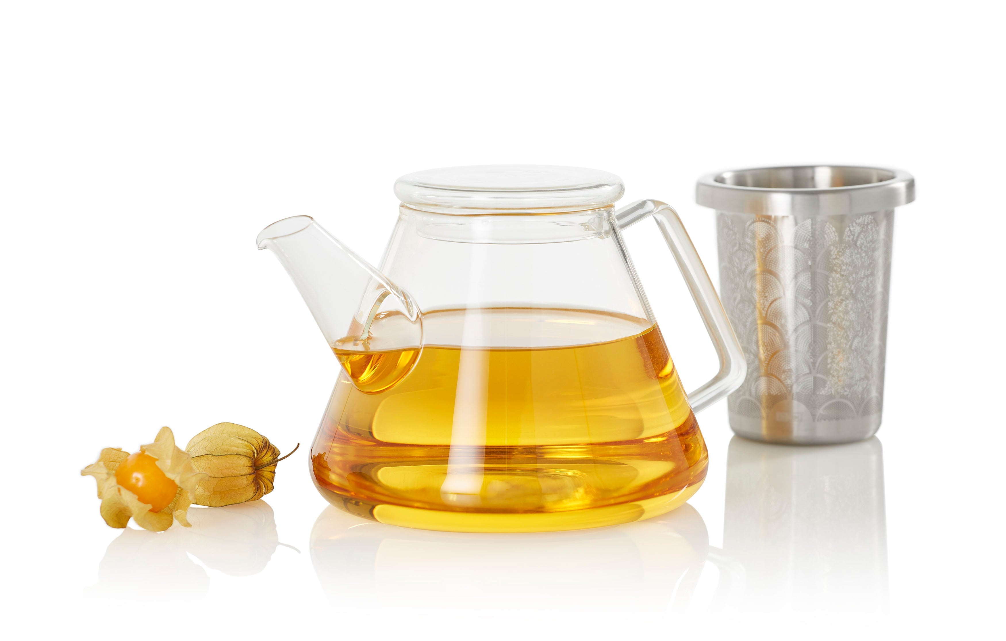 FUSION TĒJKANNA AR SIETIŅU 1L, STIKLS, NER.T.