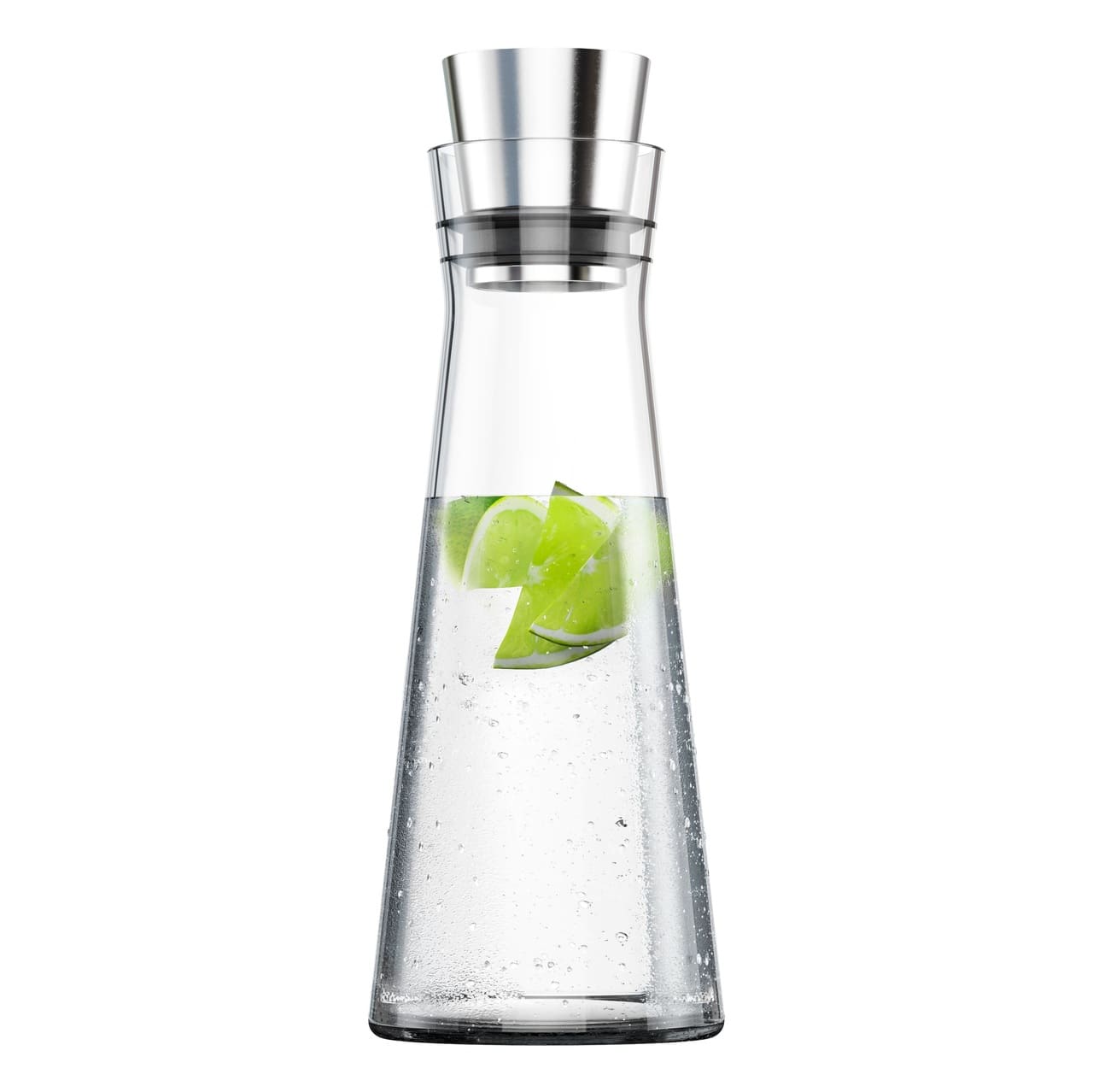 FLOW SLIM KARAFE 1.0L, STIKLS, NER.TĒR.