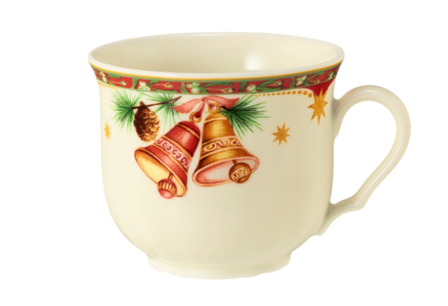 IEMASSVĒTKU NOSTAĻĢIJA KAFIJAS SERVĪZE 6PERS. 18PR., PORCELĀNS