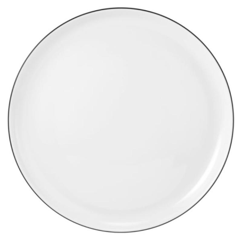 LIDO BLACK LINE PUSDIENU SERVĪZE 12PR, PORCELĀNS