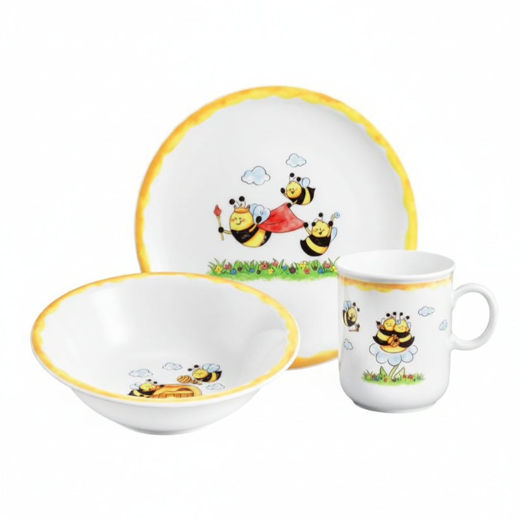 COMPACT TRAUKU KOMPL. BĒRNIEM 3PR, BITES, PORCELĀNS
