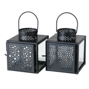 HERNING LATERNA 13CM MELNA, METĀLS