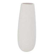 SALINA VĀZE H31CM, D12CM, BALTA, MATĒTA, KERAMIKA