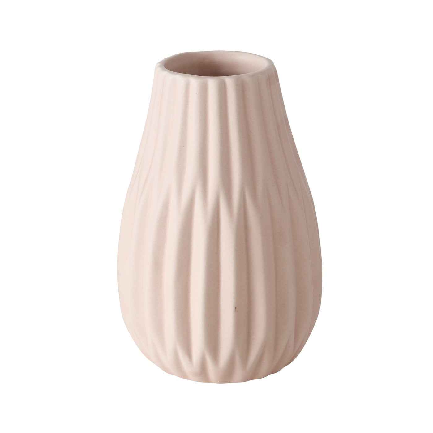 WILMA VĀZE H13CM 3 VEIDI, ROZĀ, KERAMIKA
