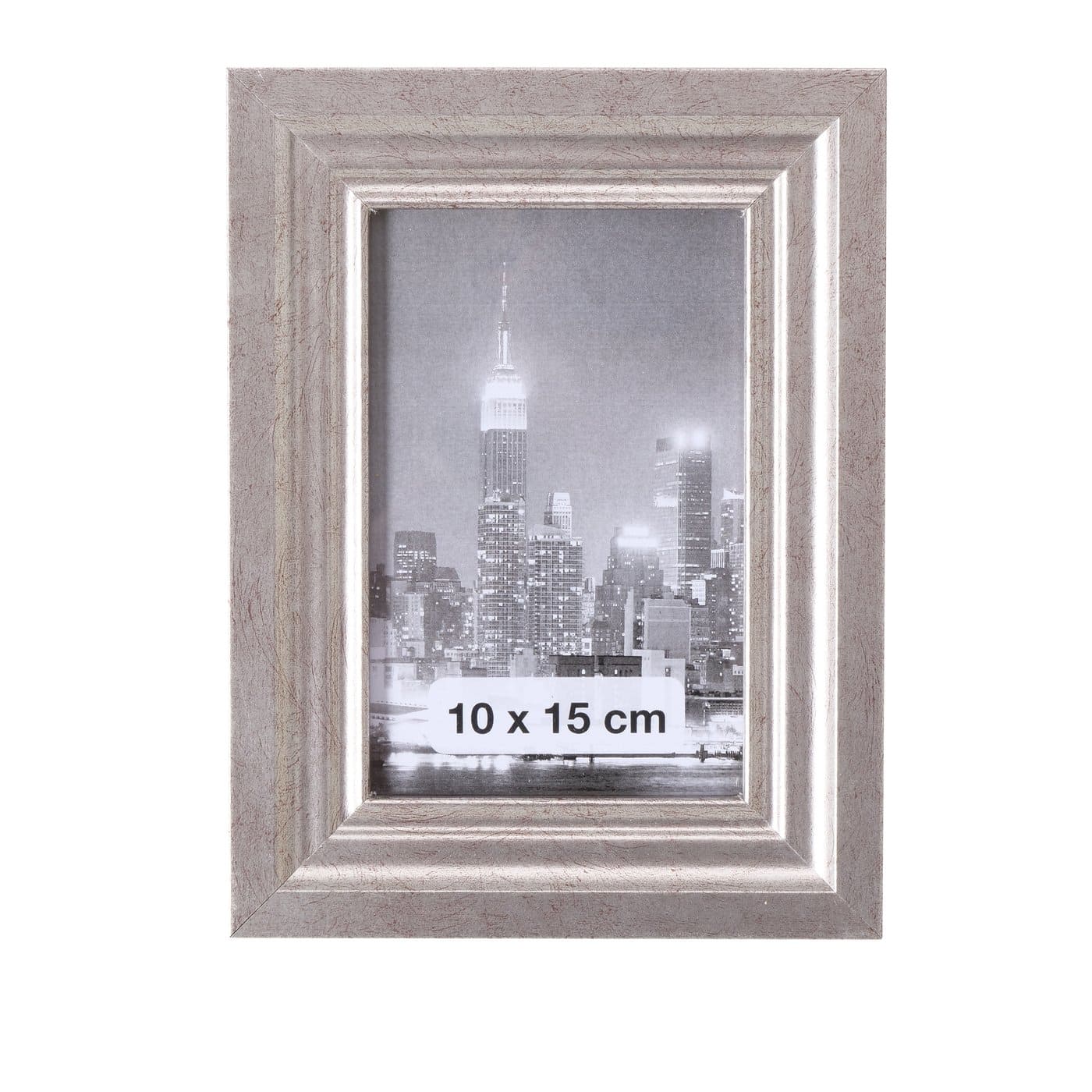 BILBAO FOTORĀMIS 10X15CM ATTĒLAM, SUDRABA KR., MDF/STIKLS