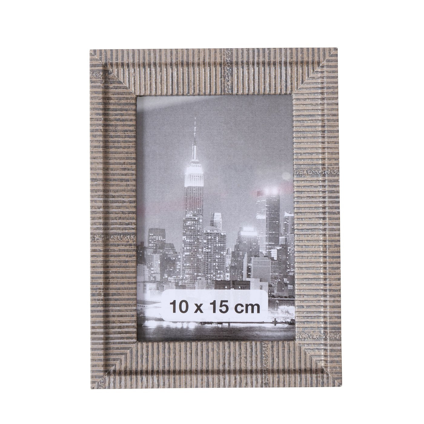 MADRID FOTORĀMIS 10X15CM 2 VEIDI, BRŪNS/PELĒKS, MDF/STIKLS